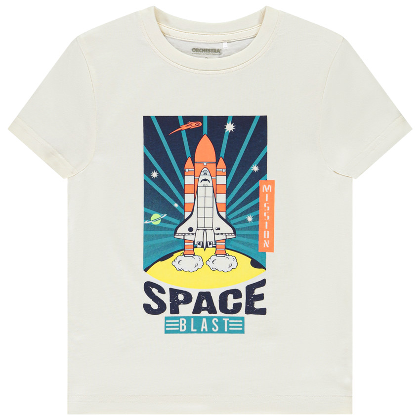 Camiseta de manga corta print fantasía niño 
