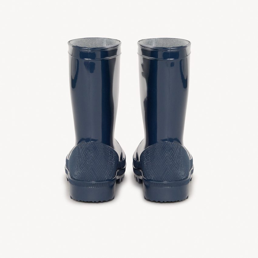 Bottes de pluie vernies unies pour garçon 