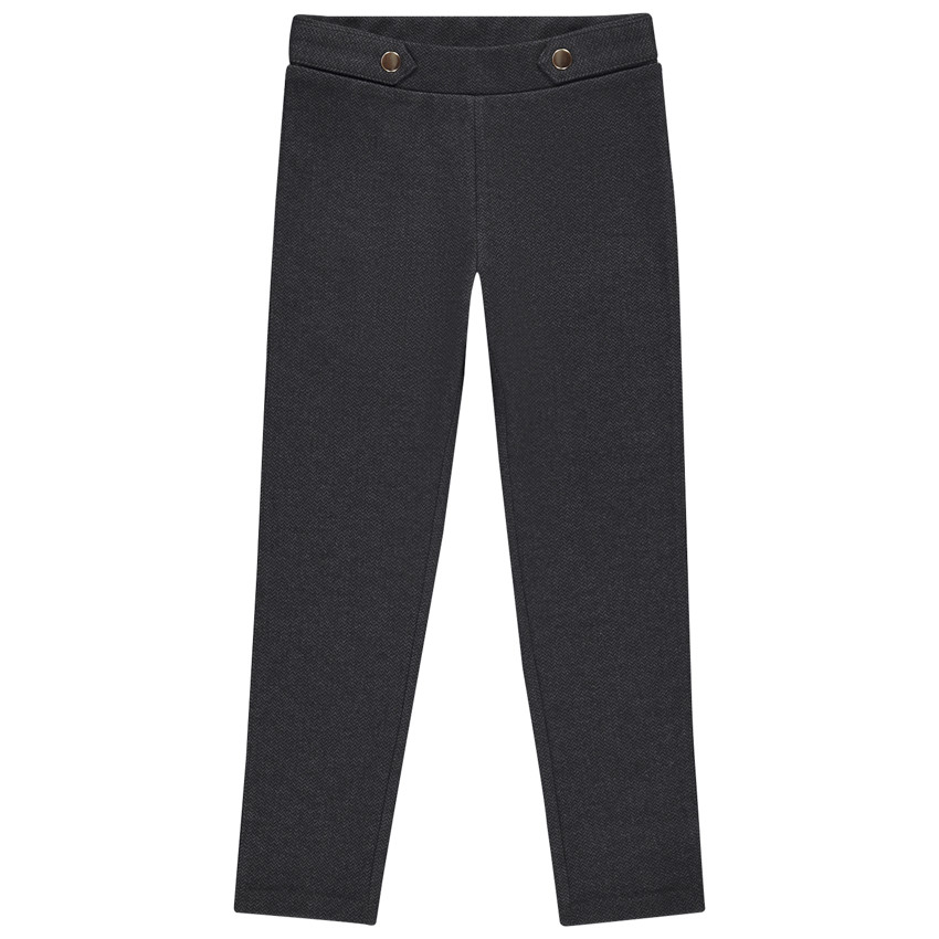 Leggings milano con zigzags y detalles decorativos para niña 