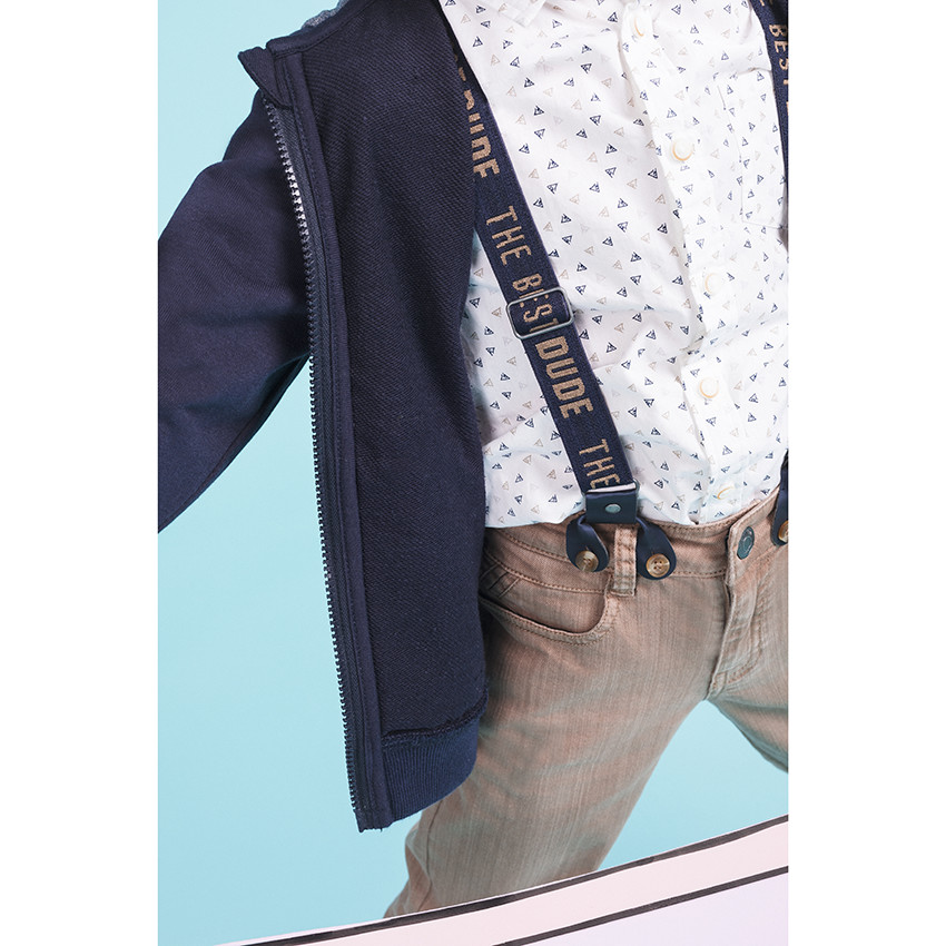 Camisa de manga larga con estampados gráficos all-over y bolsillos  Additional Camisa de manga larga con estampados gráficos all-over y bolsillos