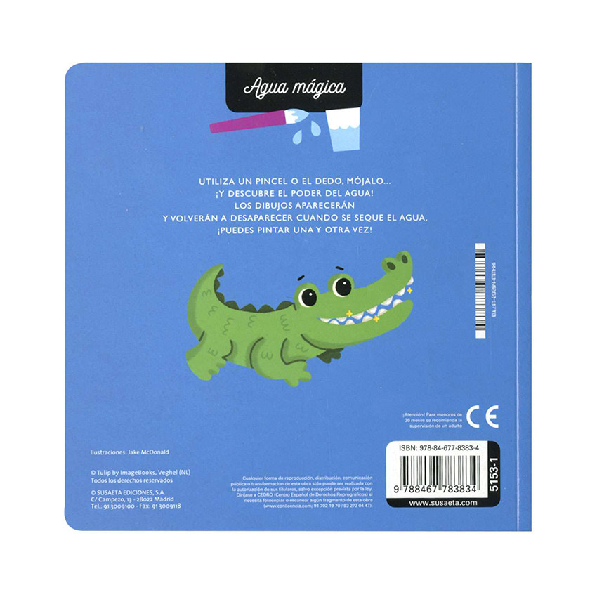 Cuento para mojar con agua "Croc se lava los dientes" +3años  Additional Cuento para mojar con agua "Croc se lava los dientes" +3años