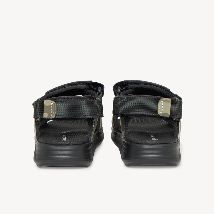 Sandalias de doble velcro con estampado de camuflaje para niño 