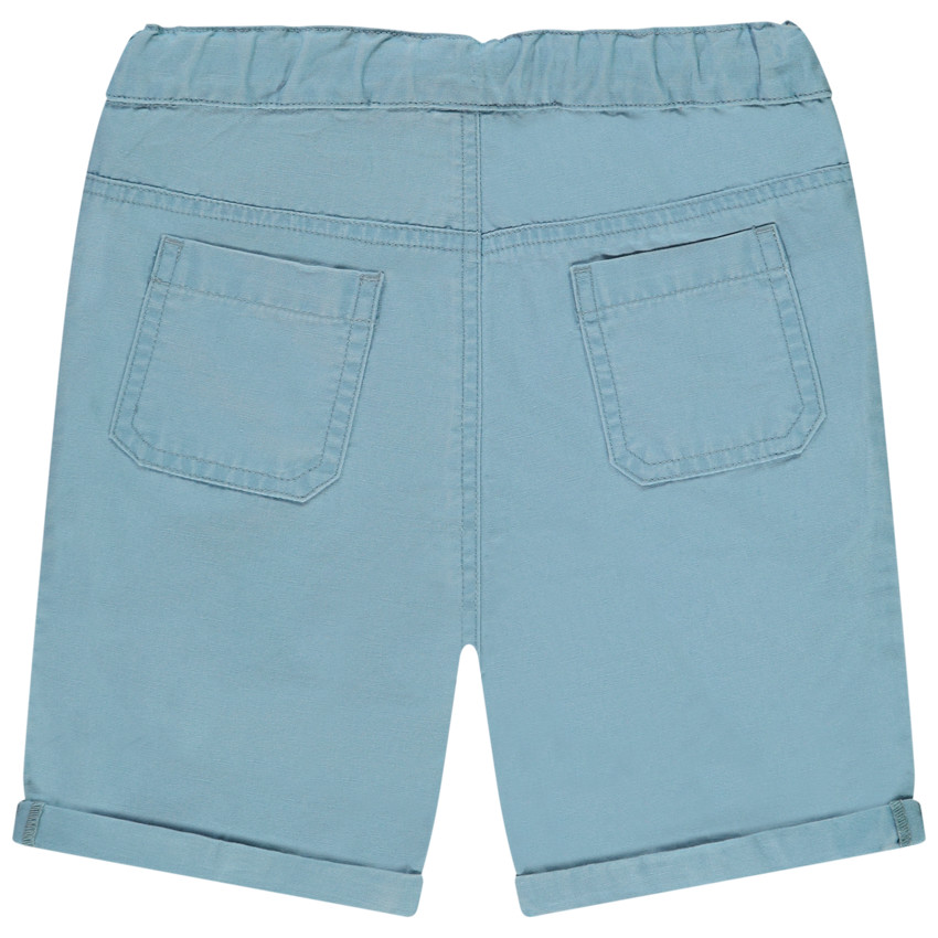 Bermudas de tela con bolsillos para bebé niño 