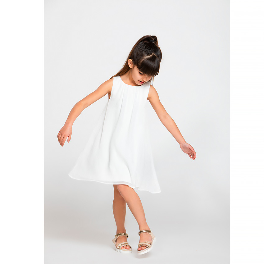 Vestido de ceremonia de crepé para niña  Additional Vestido de ceremonia de crepé para niña