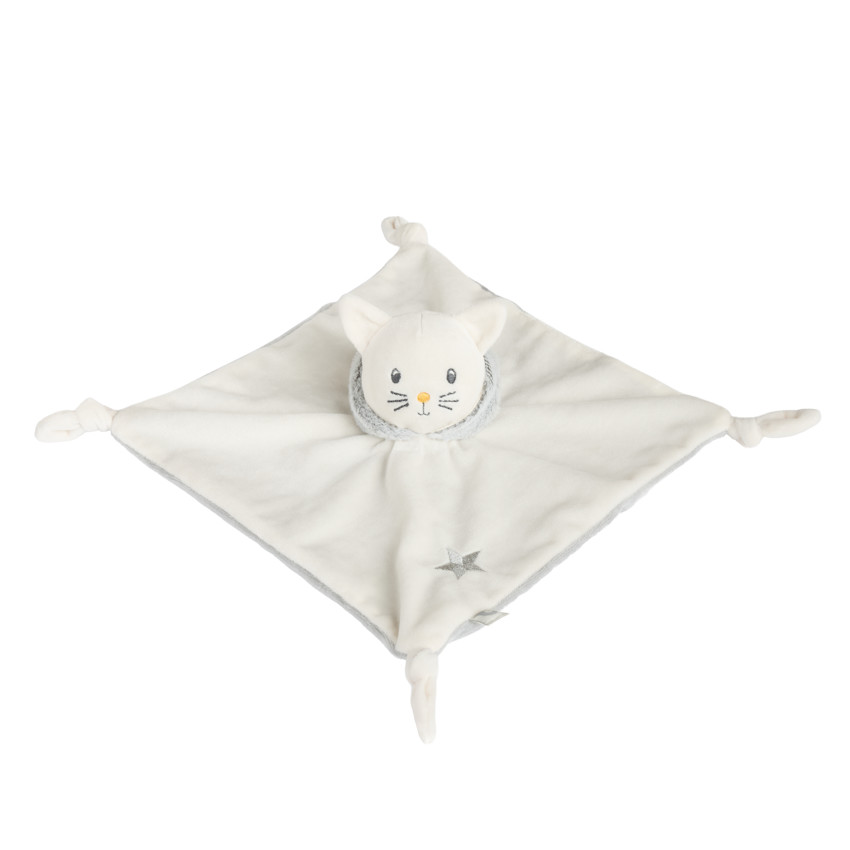 Doudou plano de terciopelo de gato 