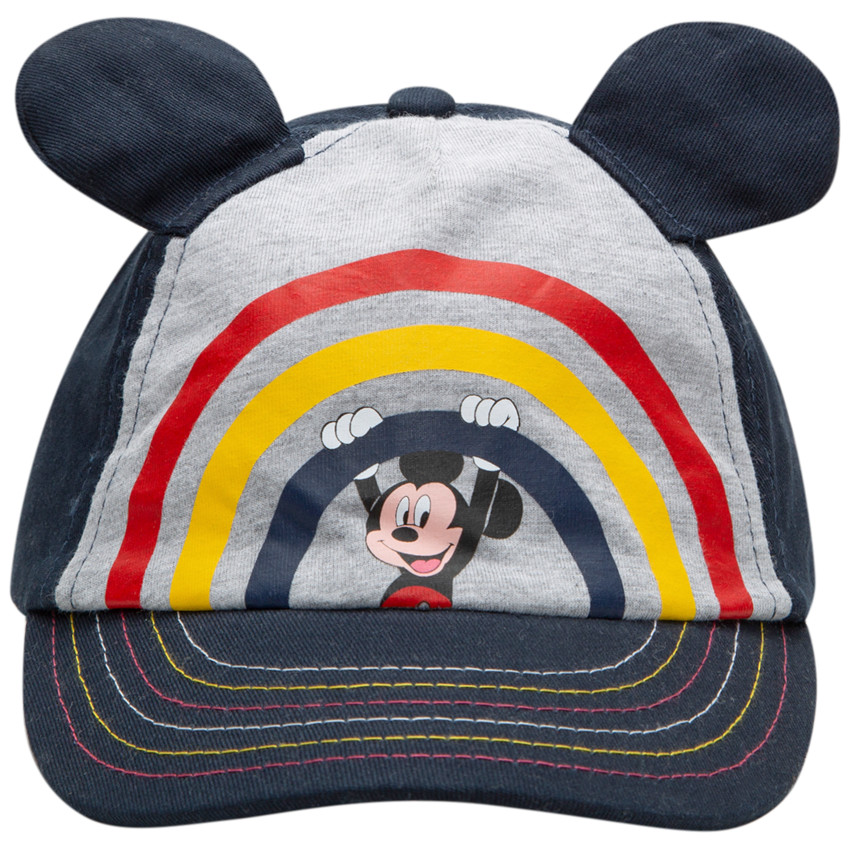 gorra en twill con orejas y print Mickey Disney 