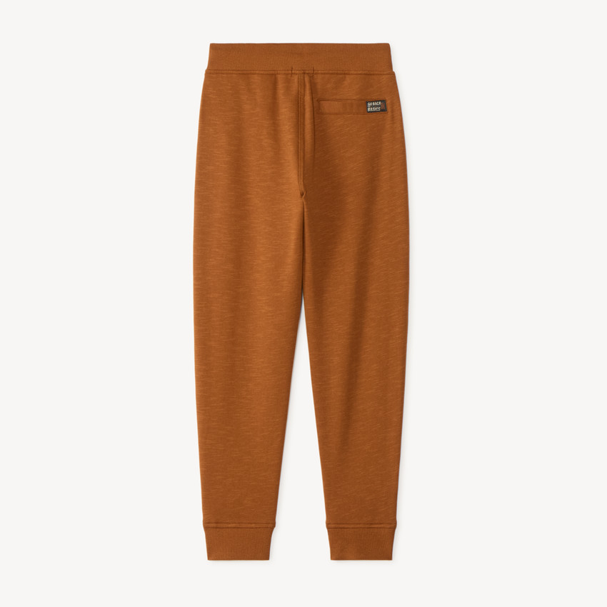 Pantalón de chándal liso de felpa niño 
