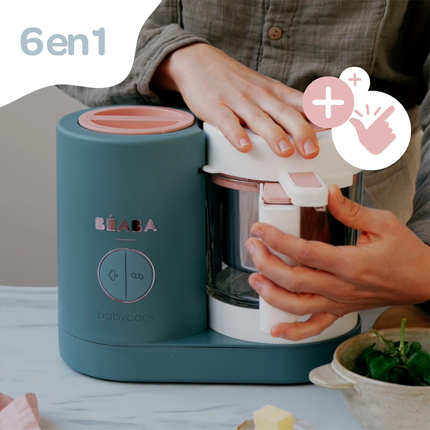 Babycook Néo robot cuiseur bébé 6 en 1 made in France eucalyptus 