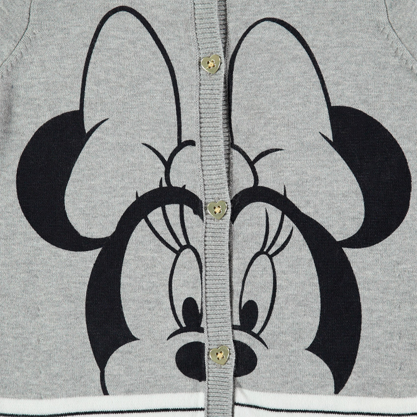Chaqueta de punto con estampado de Minnie Disney con algodón ecológico 