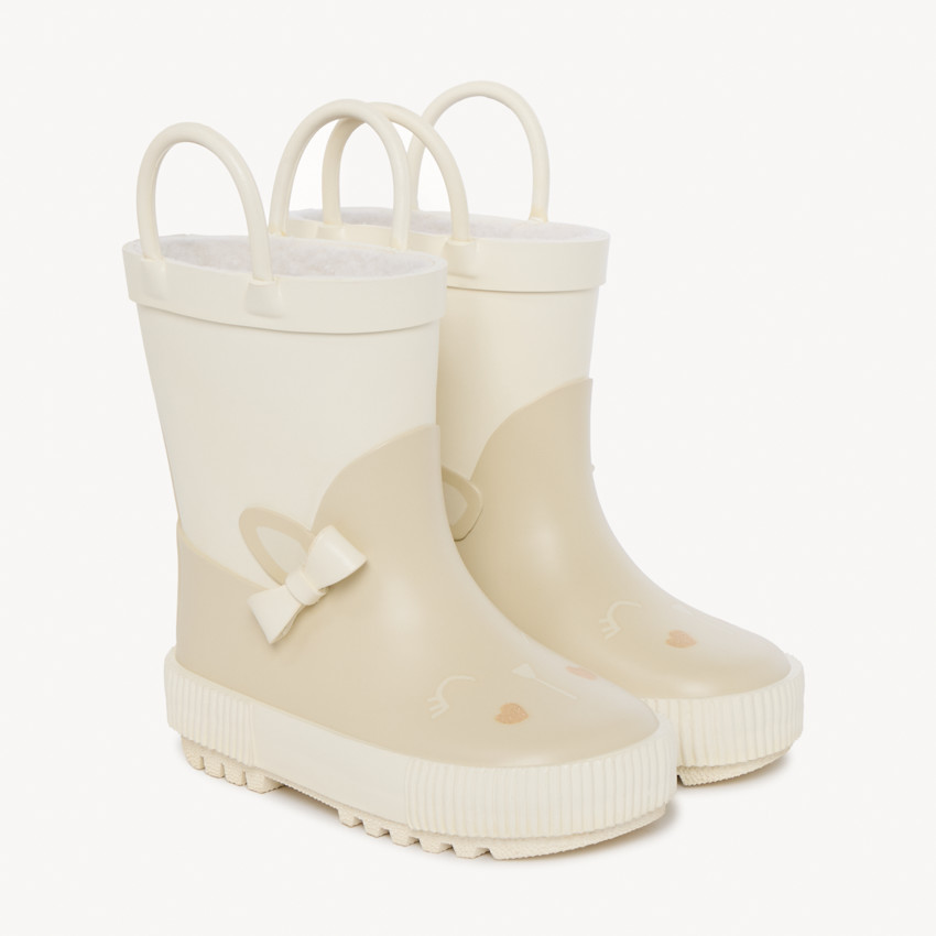 Botas de agua divertidas con asas de conejo para bebé niña  Additional Botas de agua divertidas con asas de conejo para bebé niña