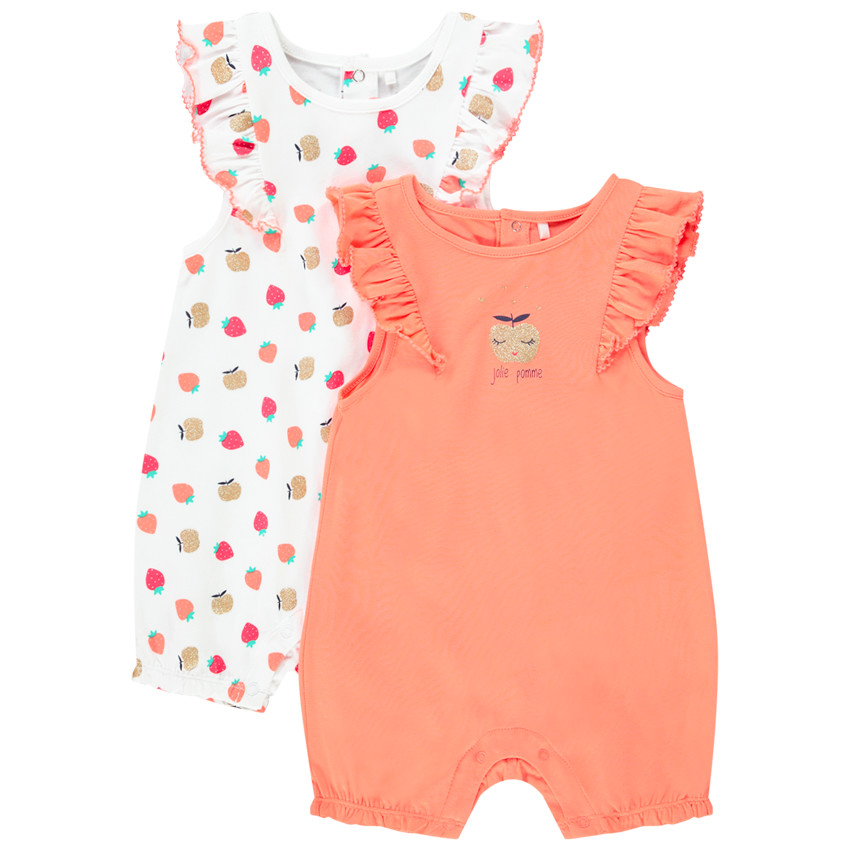 Pack 2 monos cortos frutas  Additional Pack 2 monos cortos frutas