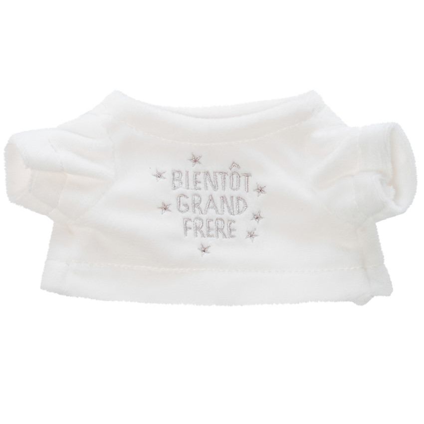 Vestido para peluche con bordado "Gran Hermano" 