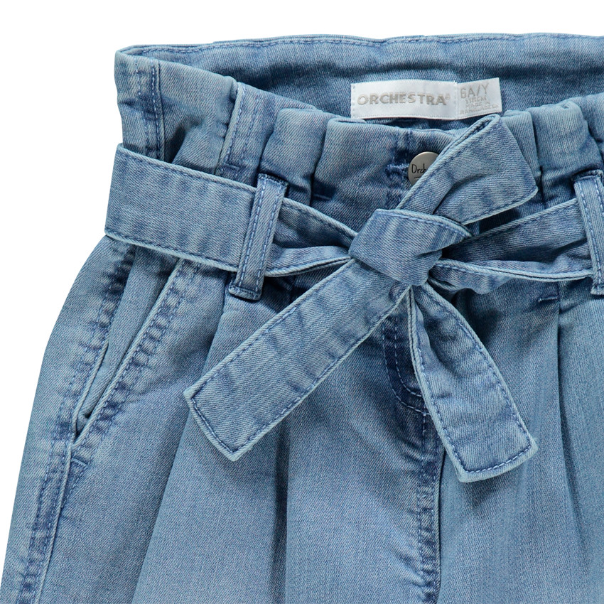 Jeans slouchy tiro alto efecto desgastado Main Jeans slouchy tiro alto efecto desgastado