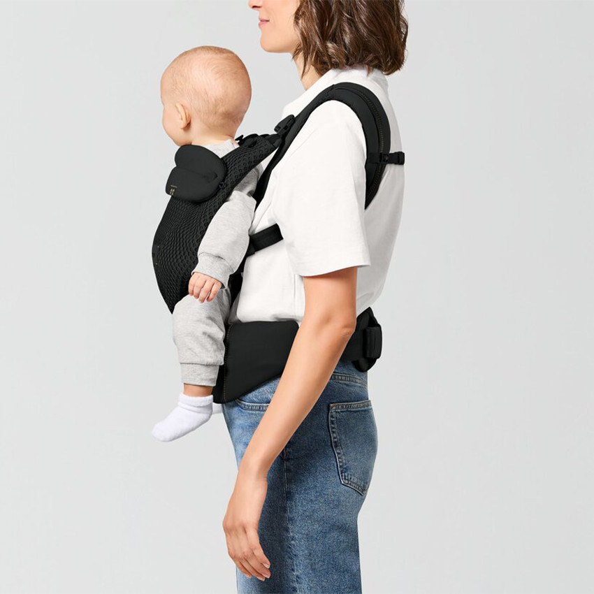 Mochila portabebés Amya 0-3 años Magic Black 
