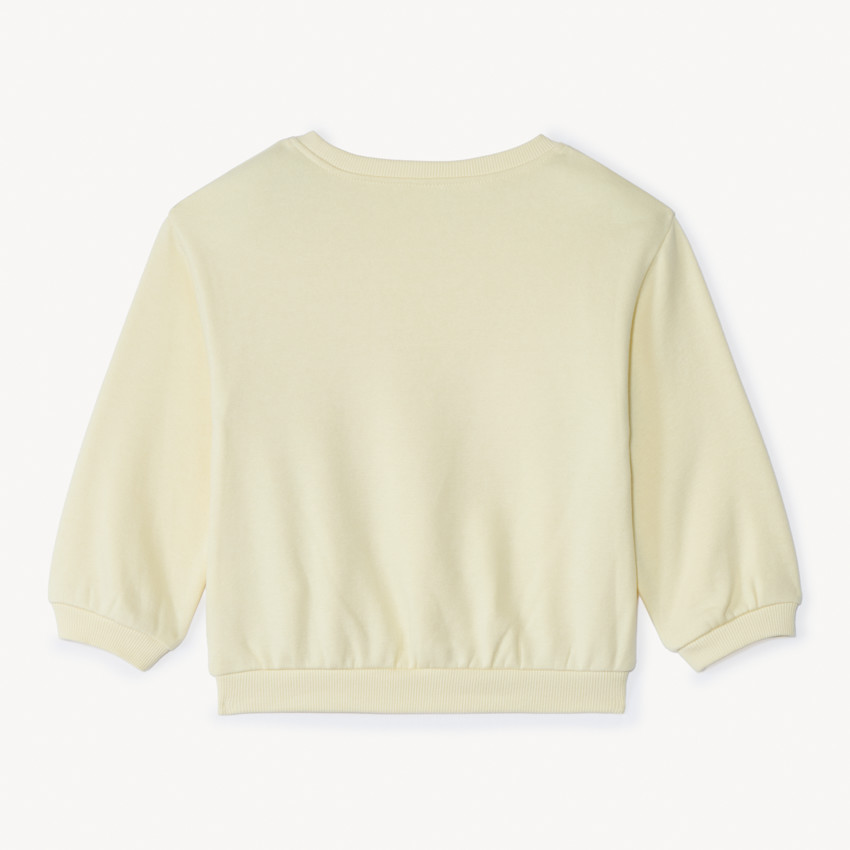 Sudadera oversized estampada para bebé niña 