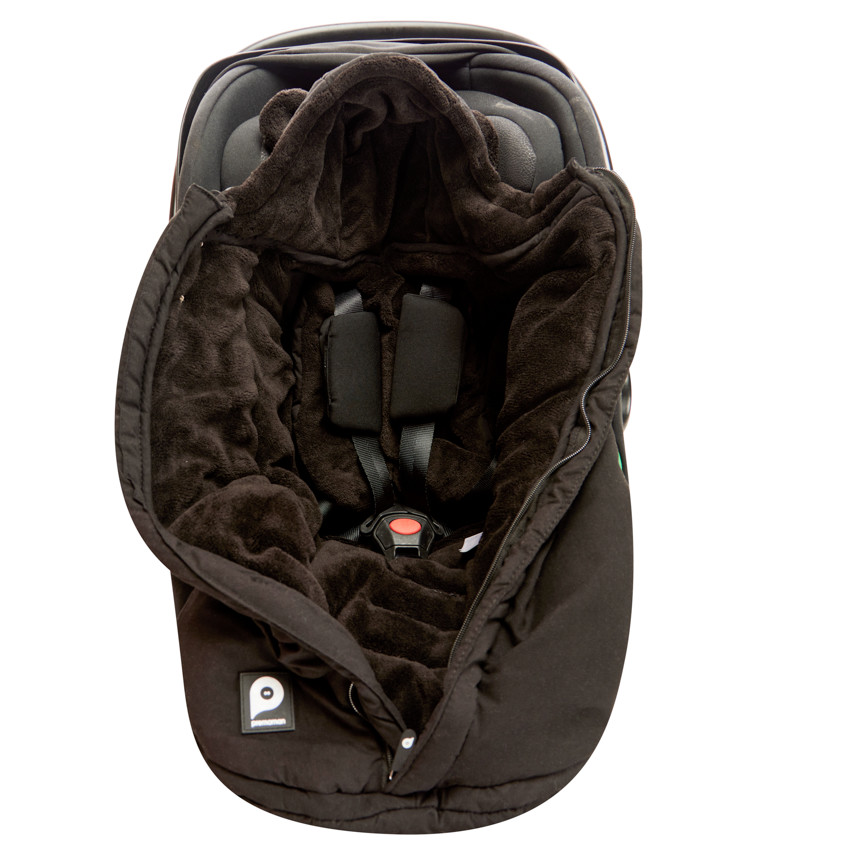 Saco cubrepies para silla de coche Nours Cosy negro 