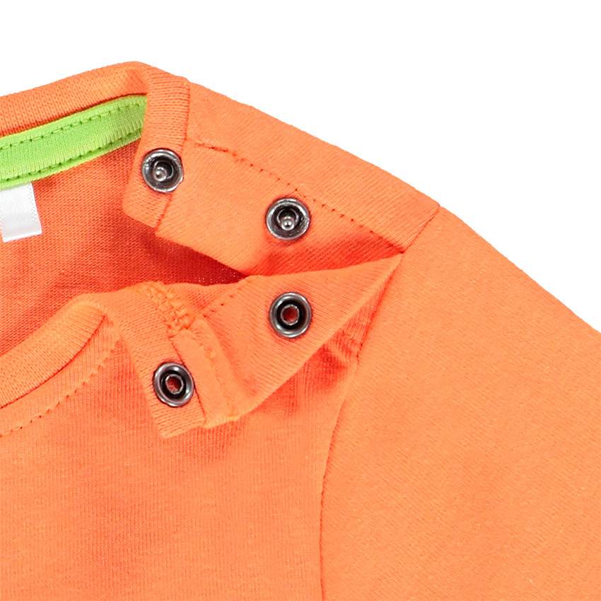 Camiseta de manga corta con estampado de animales para bebé niño 