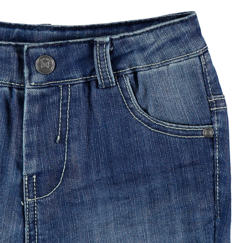 Bermudas de jean efecto desgastado para bebé niño 