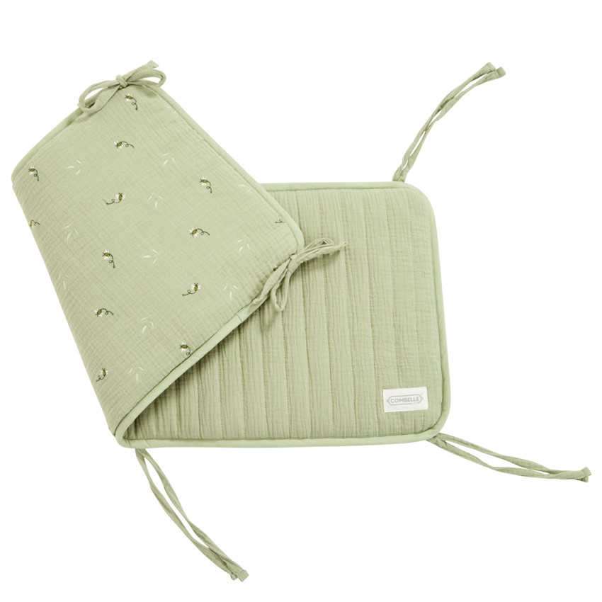 Lote de 5 protectores de barrotes modulares Promenade Bucolique verde 