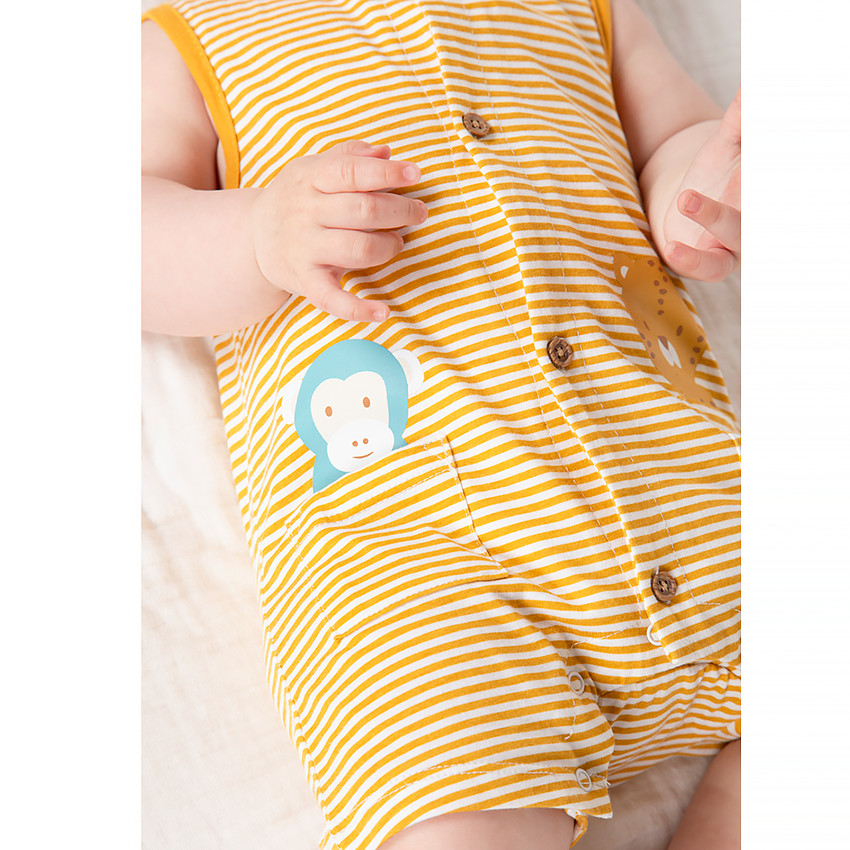 Pack 2 monos motivo animalitos selva 