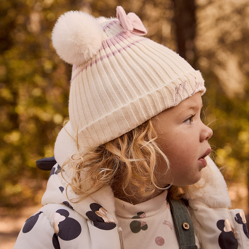 Conjunto gorro y snood Minnie Disney para bebé niña 