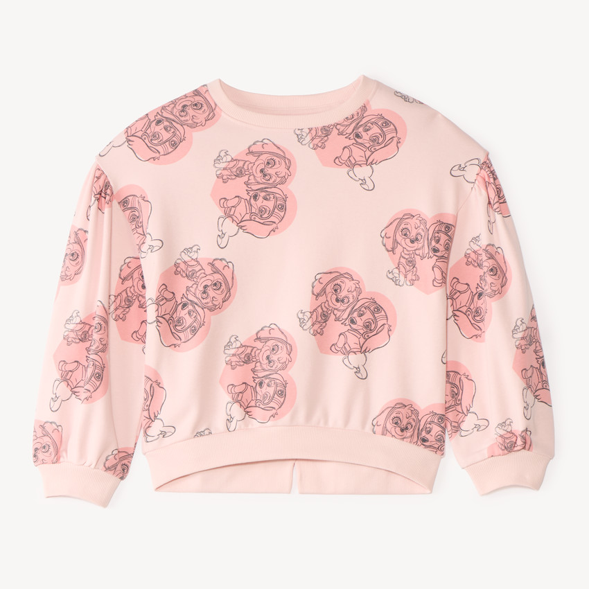 Sudadera de felpa estampada Stella y Libert de la Patrulla Canina para niña. 
