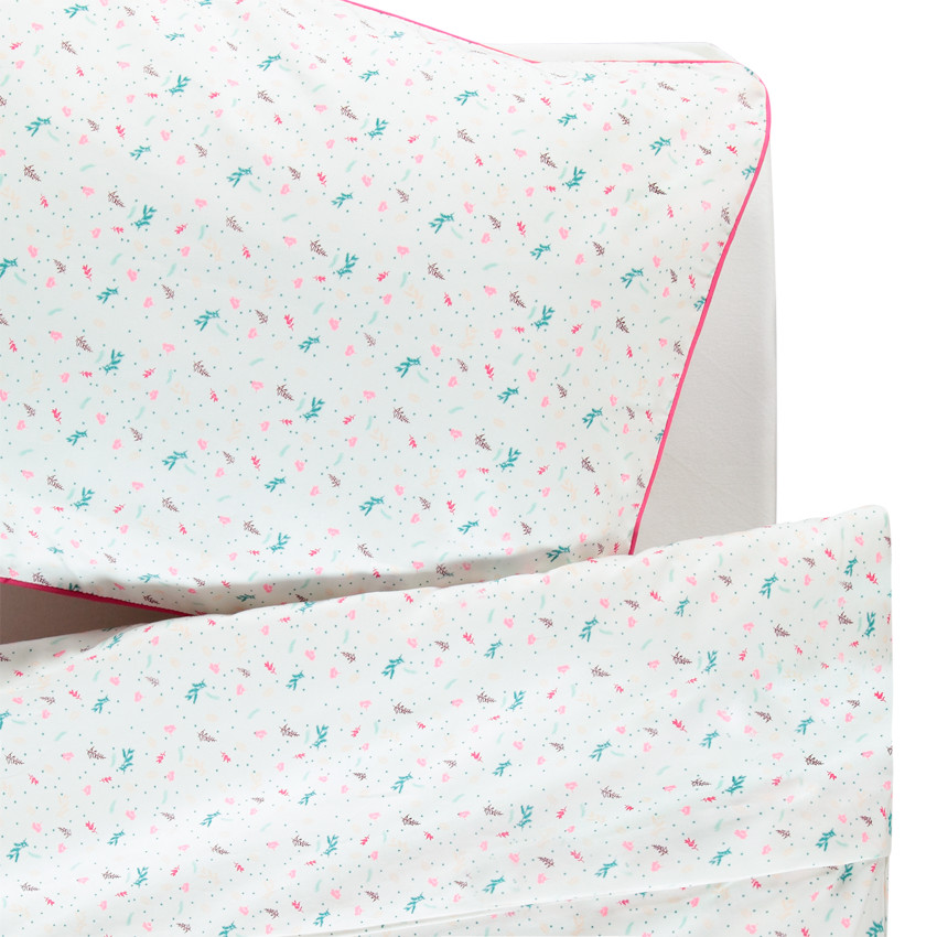 Conjunto de cama para niña con funda nórdica y funda de almohada Poetic nature 
