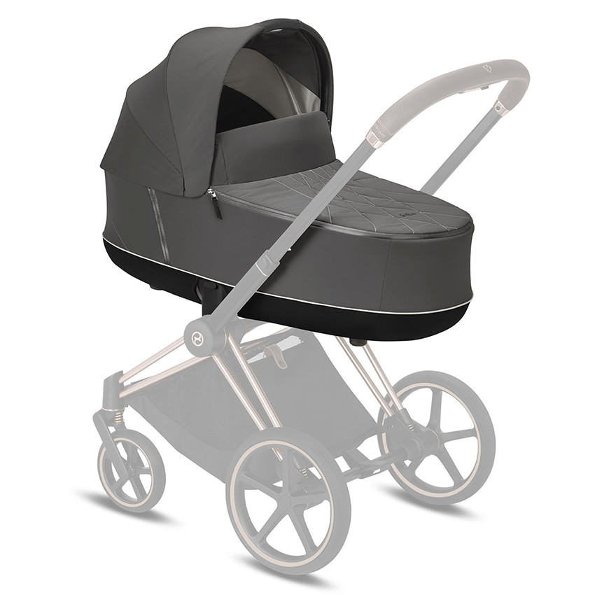 PRIAM Capazo Lux Soho Grey - Mid grey 