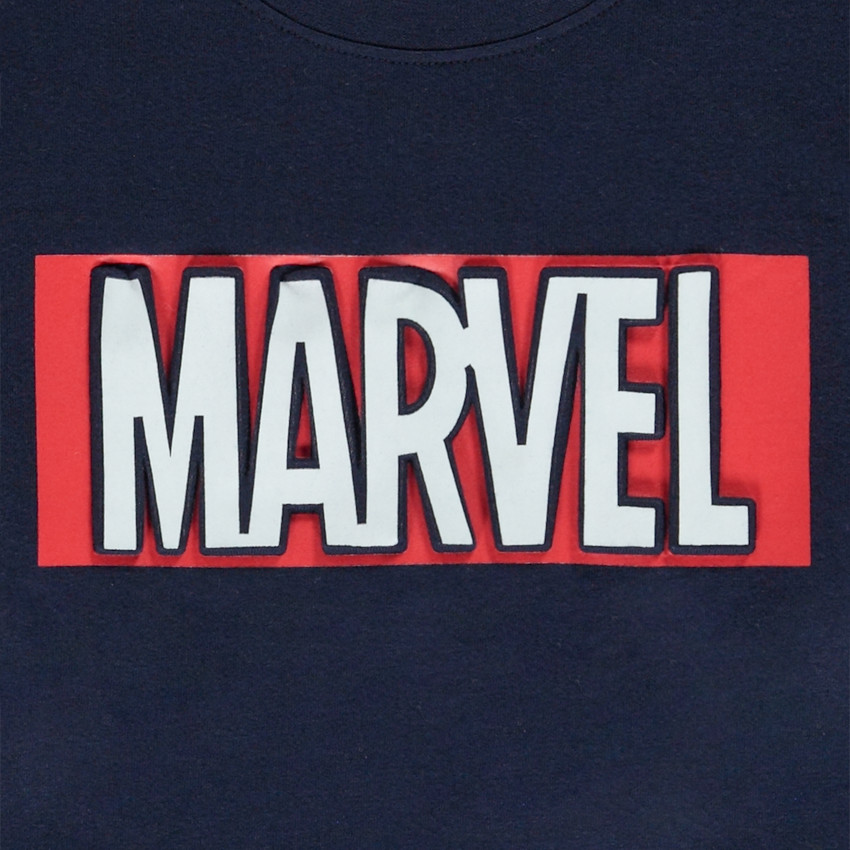 Camiseta de manga larga con estampado en relieve de Marvel para niño 