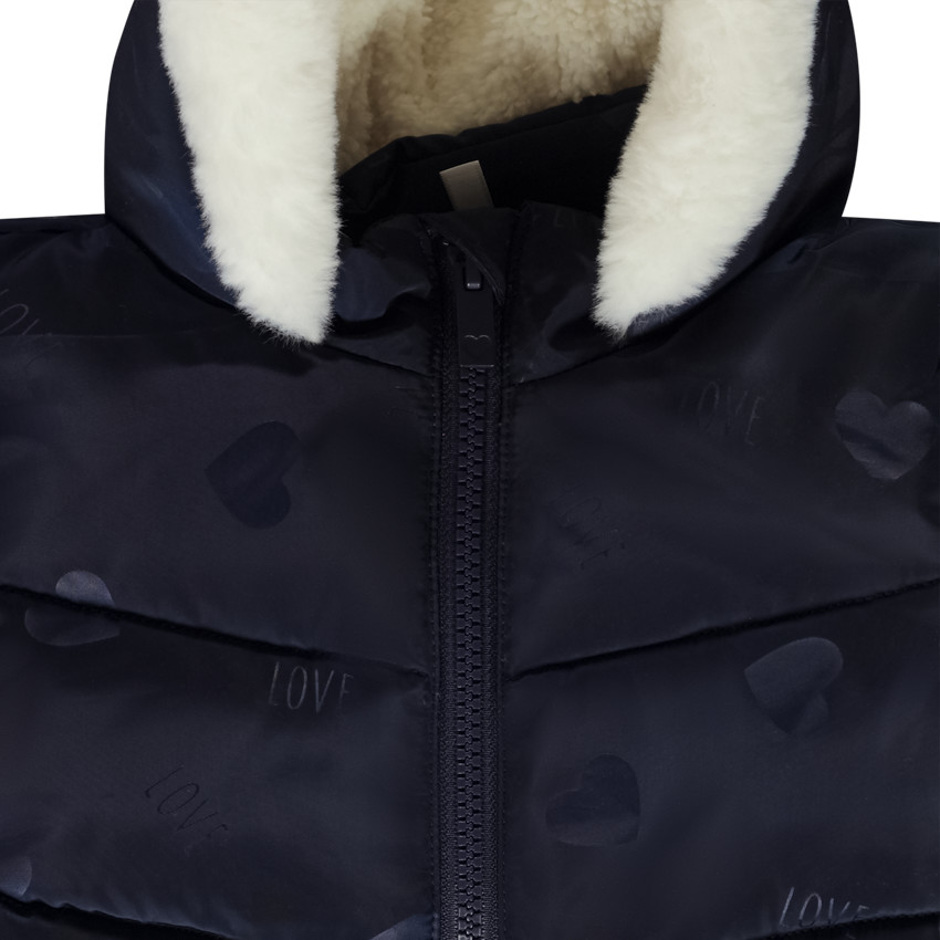 Chaqueta de abrigo con capucha para bebé niña 