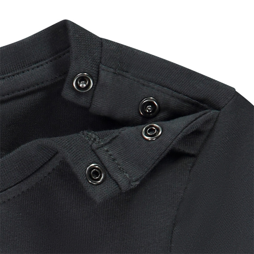 Camiseta de manga larga con parche de animal para bebé niño 