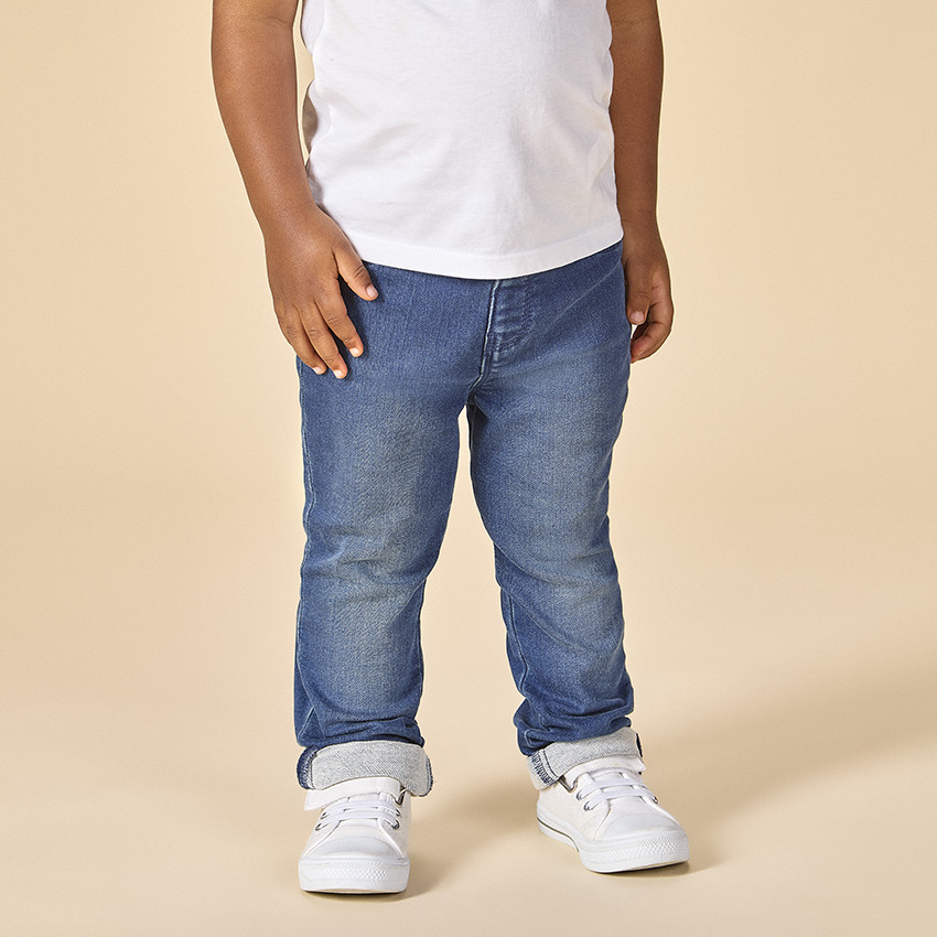 Jean slim efecto lavado para bebé niño  Additional Jean slim efecto lavado para bebé niño