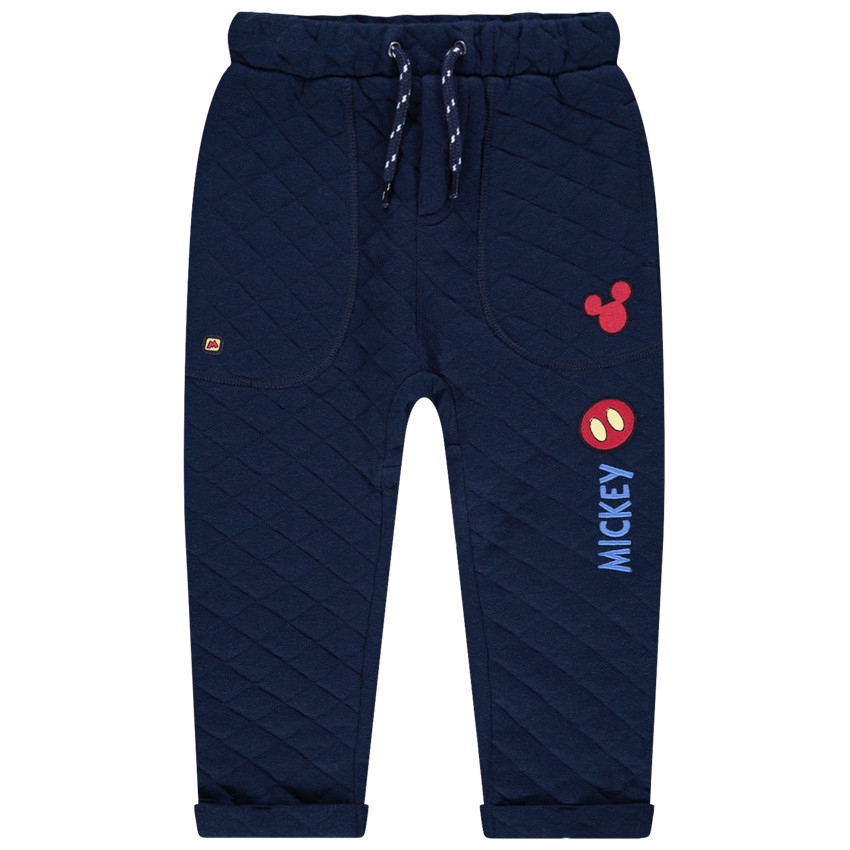 Pantalón de chándal de felpa con cruces y parches Mickey Disney  Additional Pantalón de chándal de felpa con cruces y parches Mickey Disney