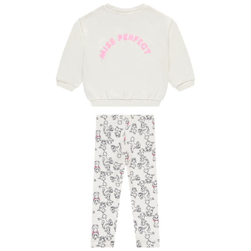 Conjunto de jogging Marie Aristochats Disney para niña. 