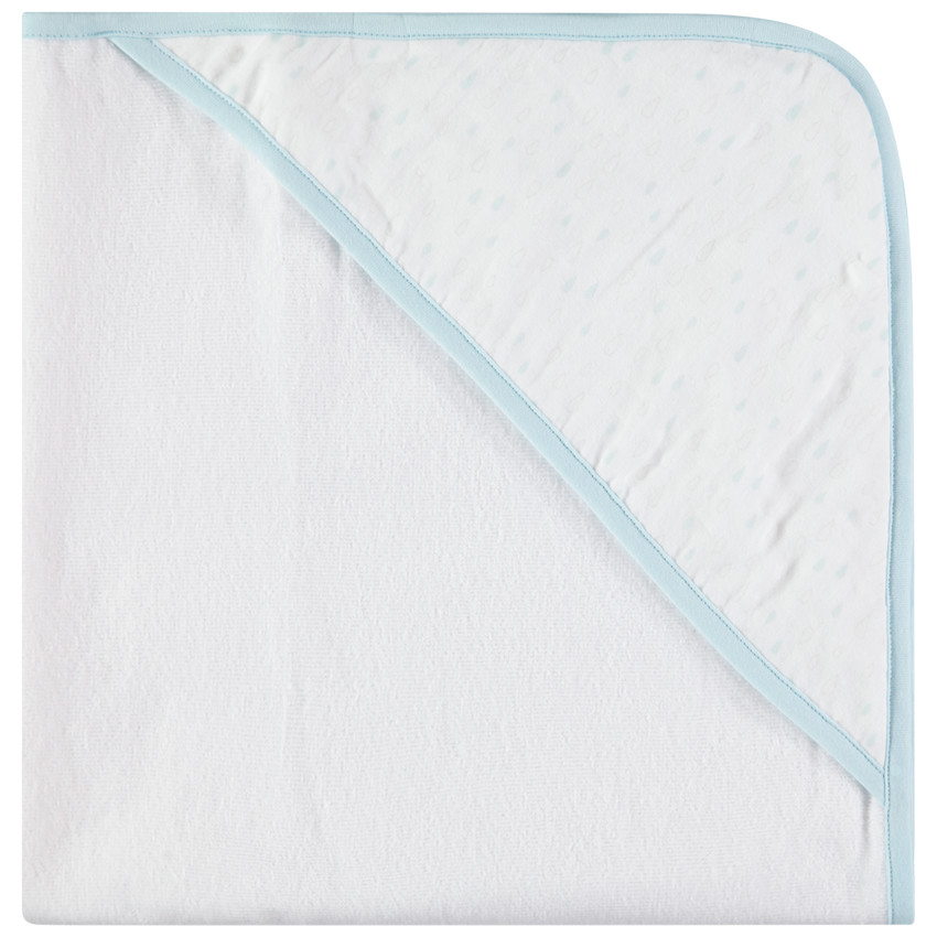 Conjunto de baño con capa con capucha y guante - Azul  Additional Conjunto de baño con capa con capucha y guante - Azul