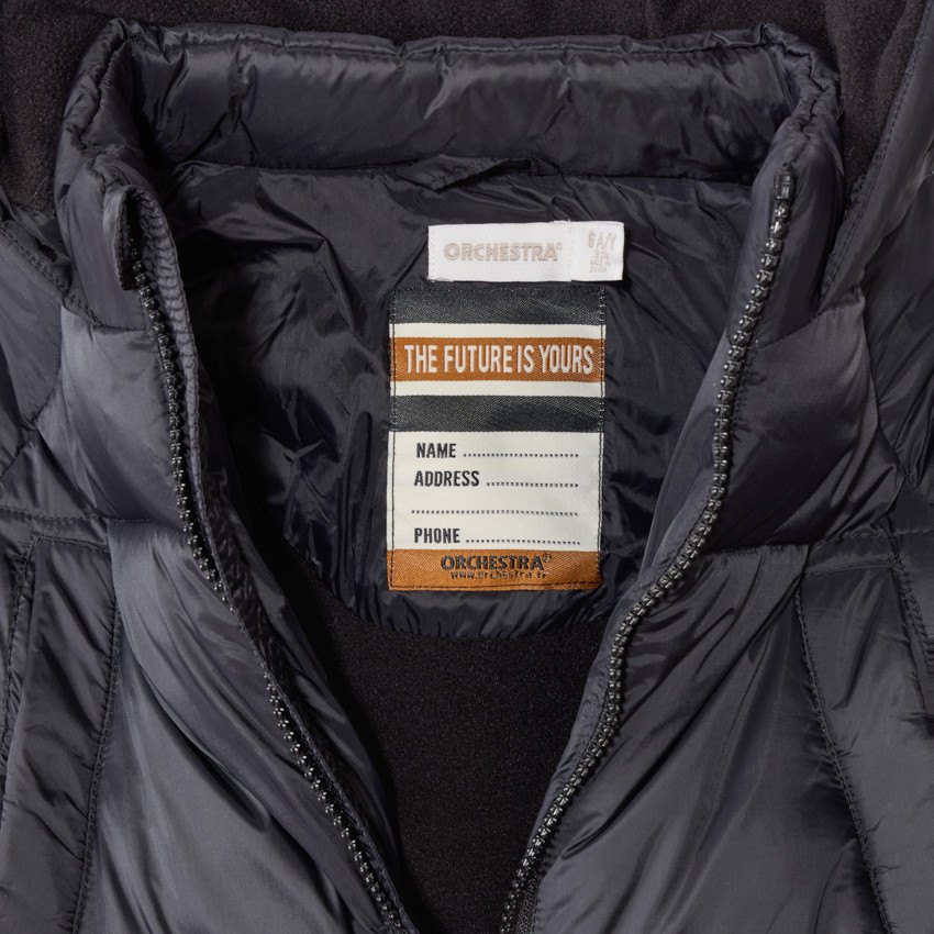 Plumífero micropolar con capucha para niño  Additional Plumífero micropolar con capucha para niño