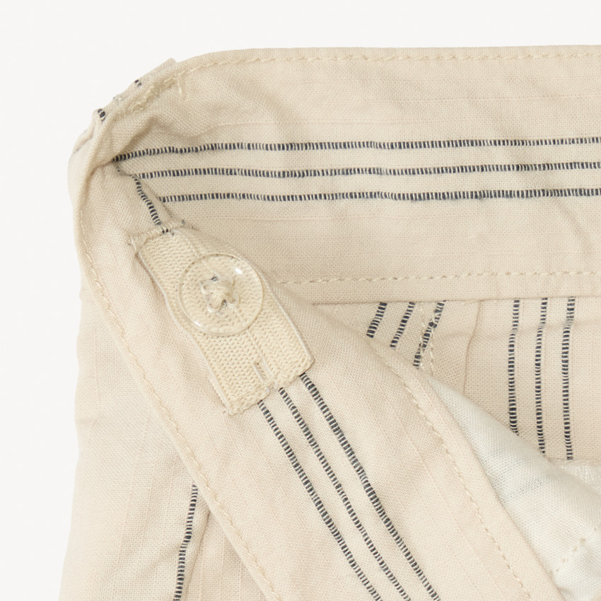 Bermudas de rayas de tela para niño 