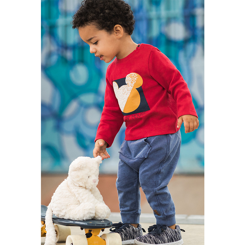 Zapatillas deportivas bajas de rayas de fantasía all-over de la 24 a la 29 