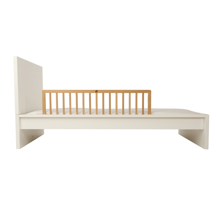 Barandilla de cama de madera de haya 120 x 40 cm 