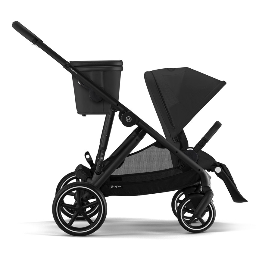 Carrito doble Gazelle S 2023 chasis negro Moon Black 