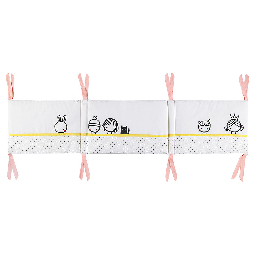 Protector de cuna de fantasía - 171 x 38 cm 