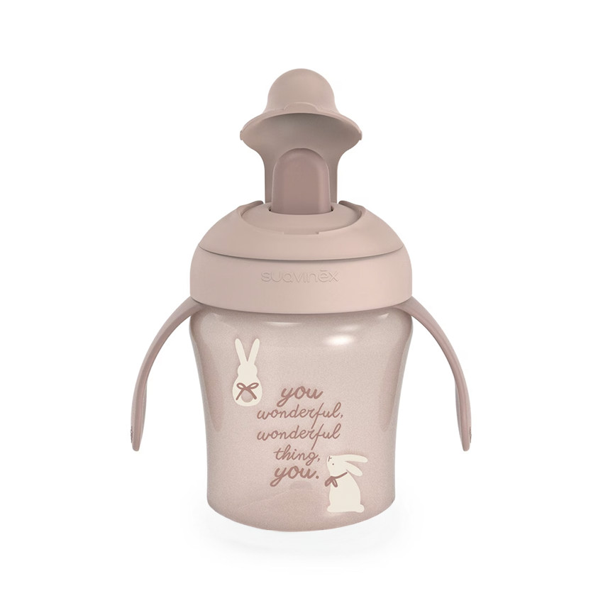 Vaso aprendizaje para bebé Wonderland 200ml rosa 