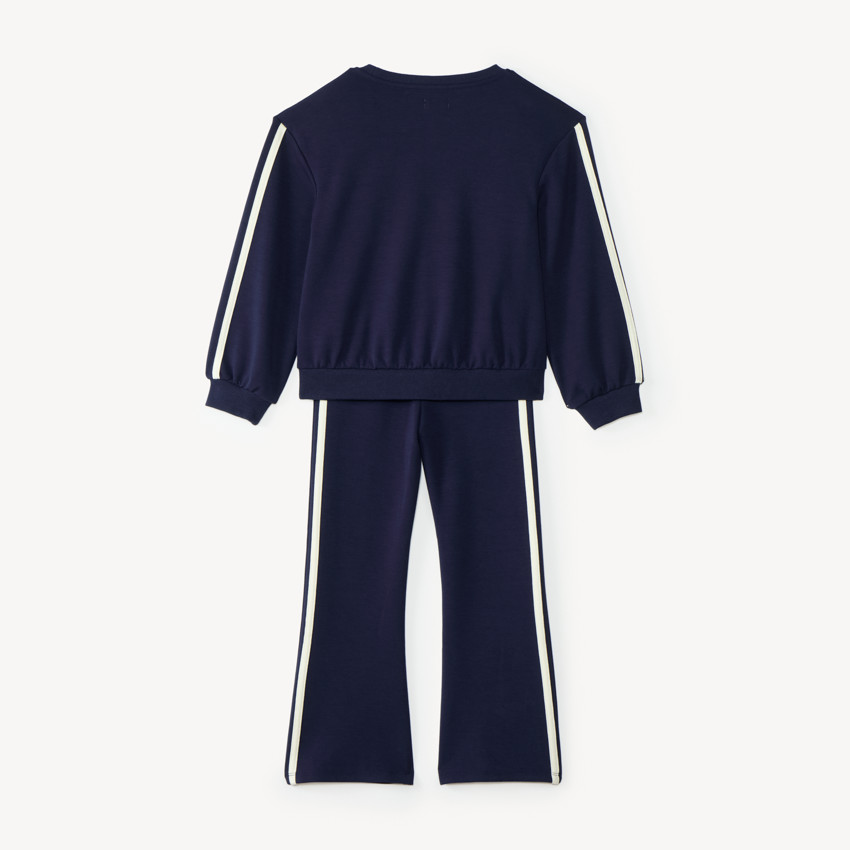 Conjunto de chándal para niña con estampado fantasía brillante. 