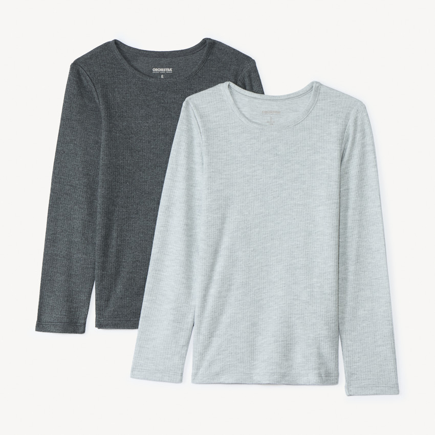 Lote de 2 bodies de manga larga térmicos para niño. 