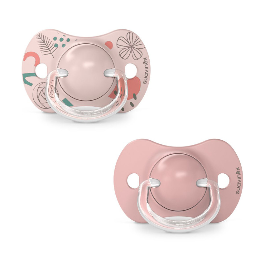 Lot de 2 sucettes silicone SX Pro 6-18M Walk in the park nude  Additional Lot de 2 sucettes silicone SX Pro 6-18M Walk in the park nude