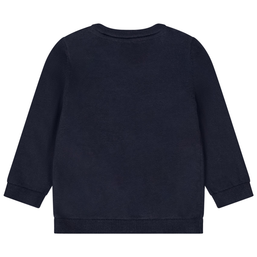 Jersey de punto con estampado de tiburón para bebé niño 