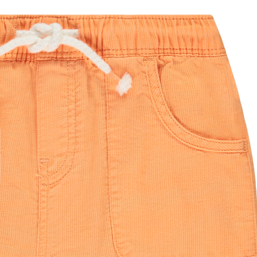 Conjunto bermuda lisa + camiseta sin mangas estampado marinero para bebé niño 