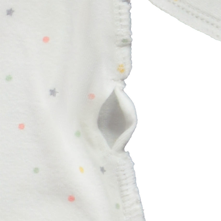 Pack de 5 bodies de manga larga de jersey para bebé prematuro 