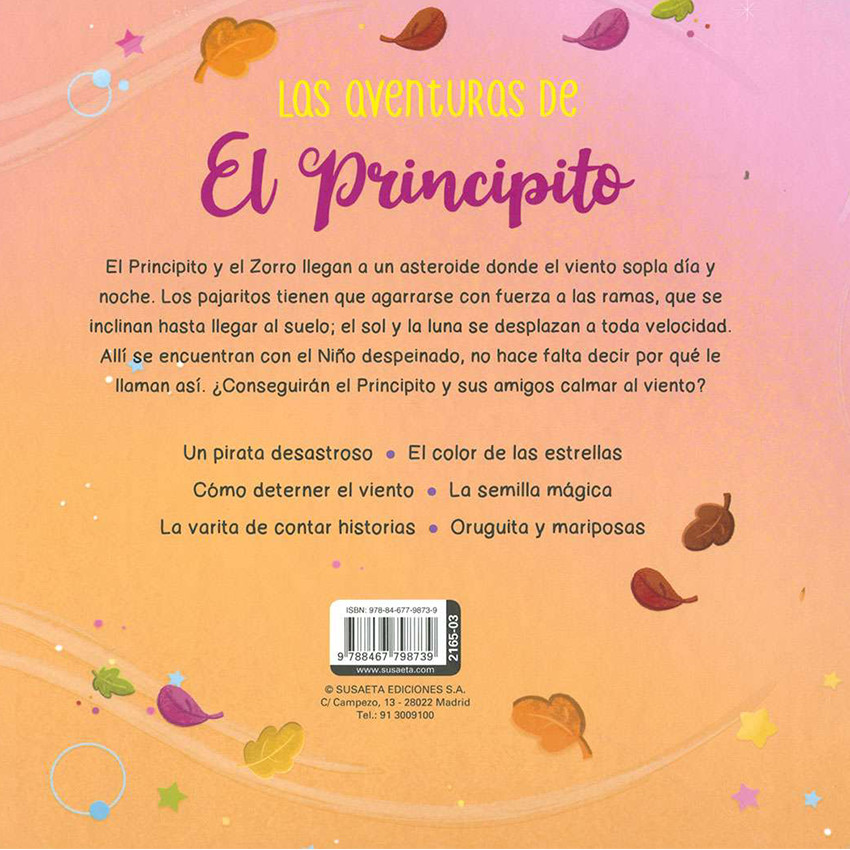 Cuento El Principito. Cómo detener el viento +4 años 