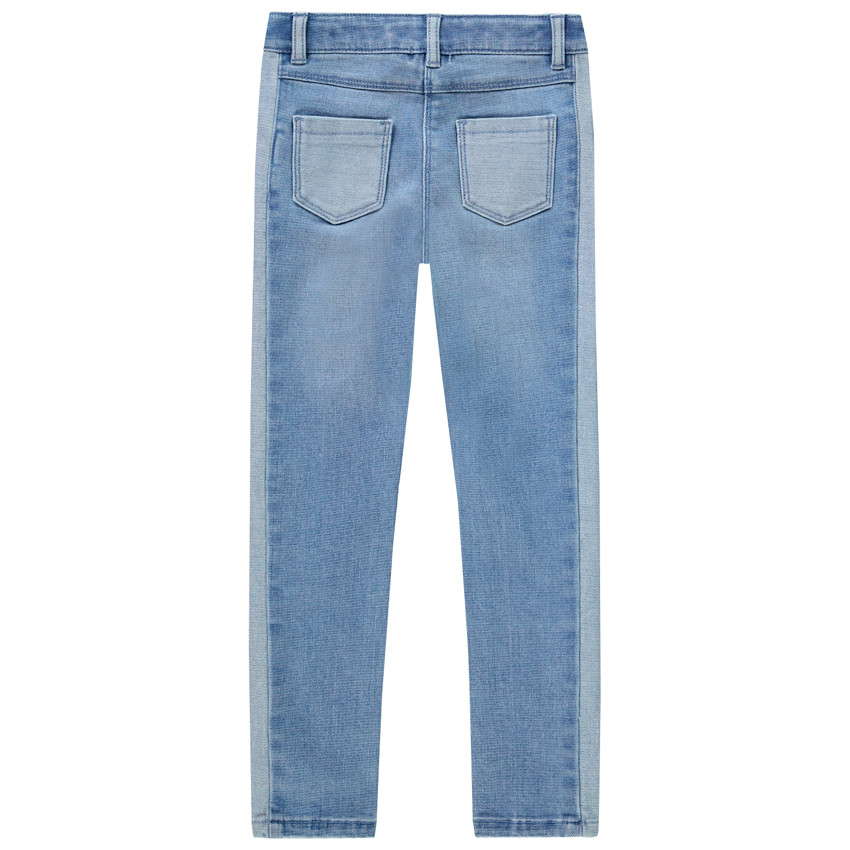 Jeans slim mensaje bordado  Additional Jeans slim mensaje bordado